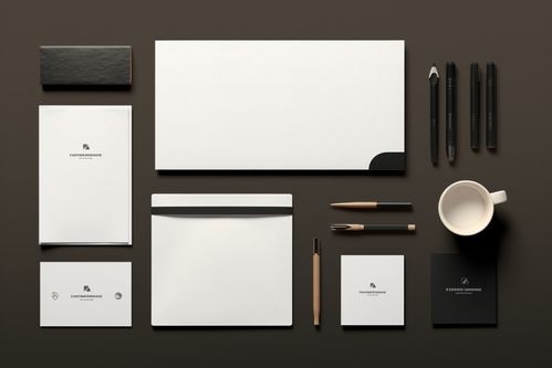 笔记本办公用品VI样机效果图 专业摄影图与下载来源